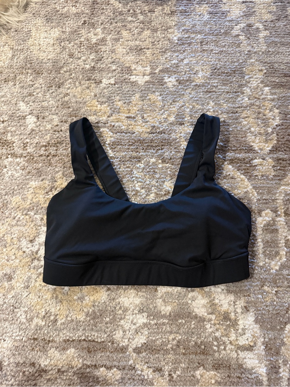 Vuori Black Low-Impact Sports Bralette